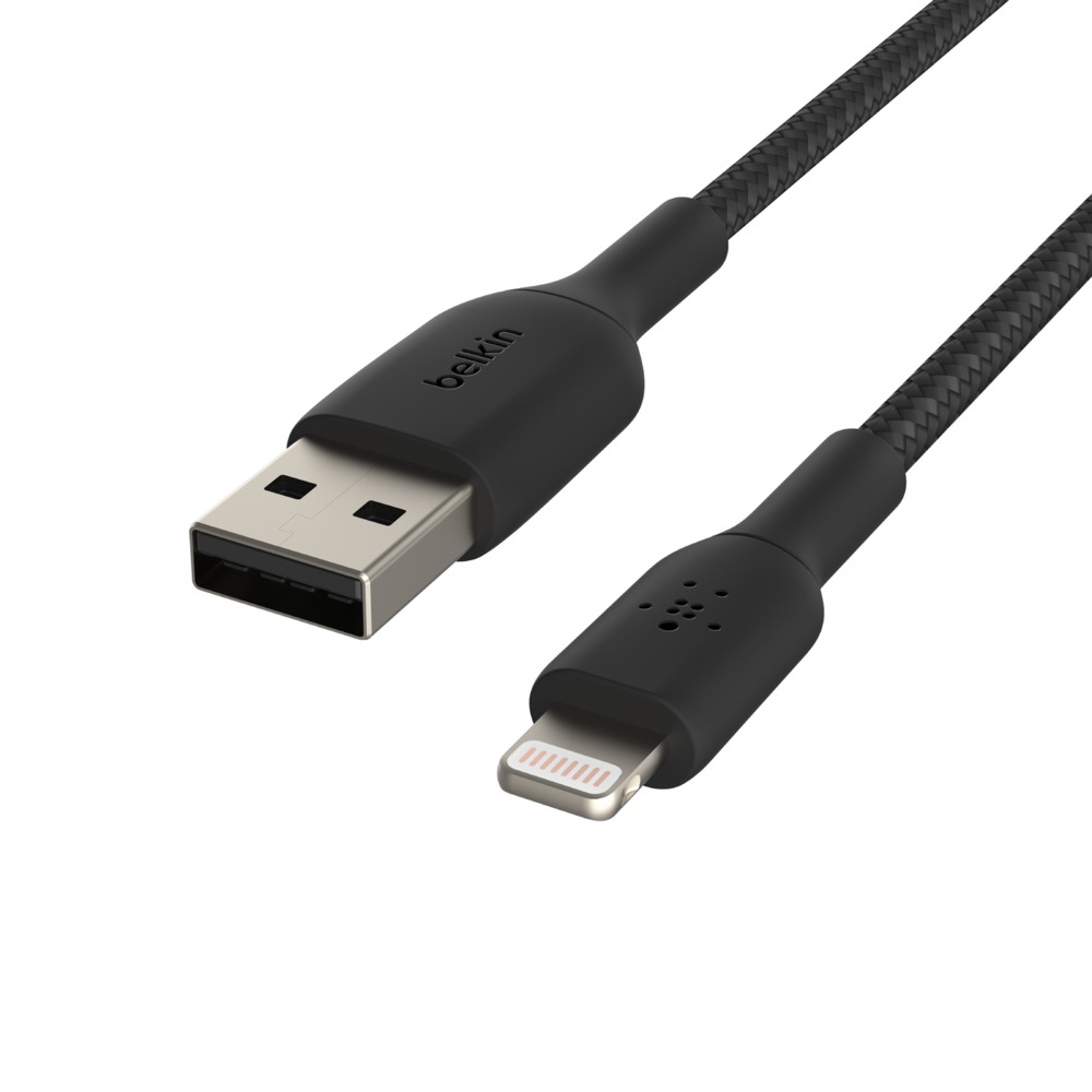 LIGHTNING TO USBA BRAIDED 2M BLK thumbnail