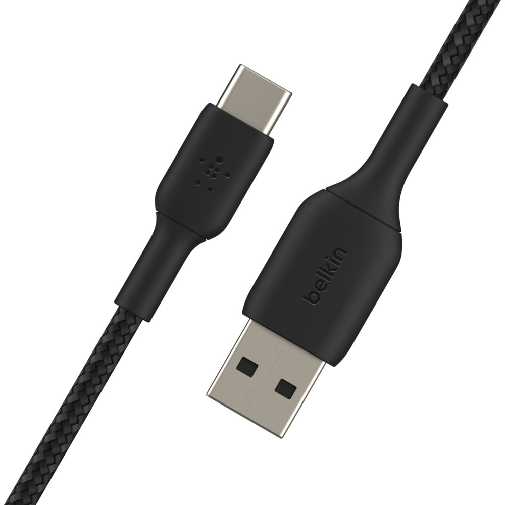 USB-A TO USB-C BRAIDED 0.15M BLACK thumbnail