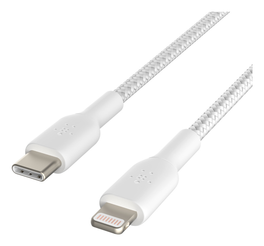 LIGHTNING TO USBC BRAIDED 2M WHITE thumbnail