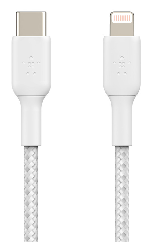 LIGHTNING TO USBC BRAIDED 2M WHITE thumbnail