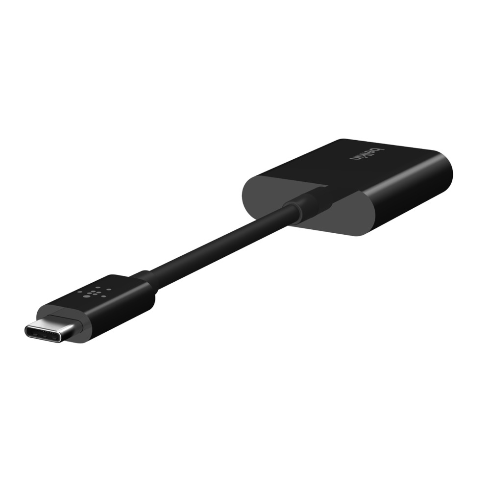 ^BELKIN DUAL USBC CHARGE ADAPTER BLK thumbnail