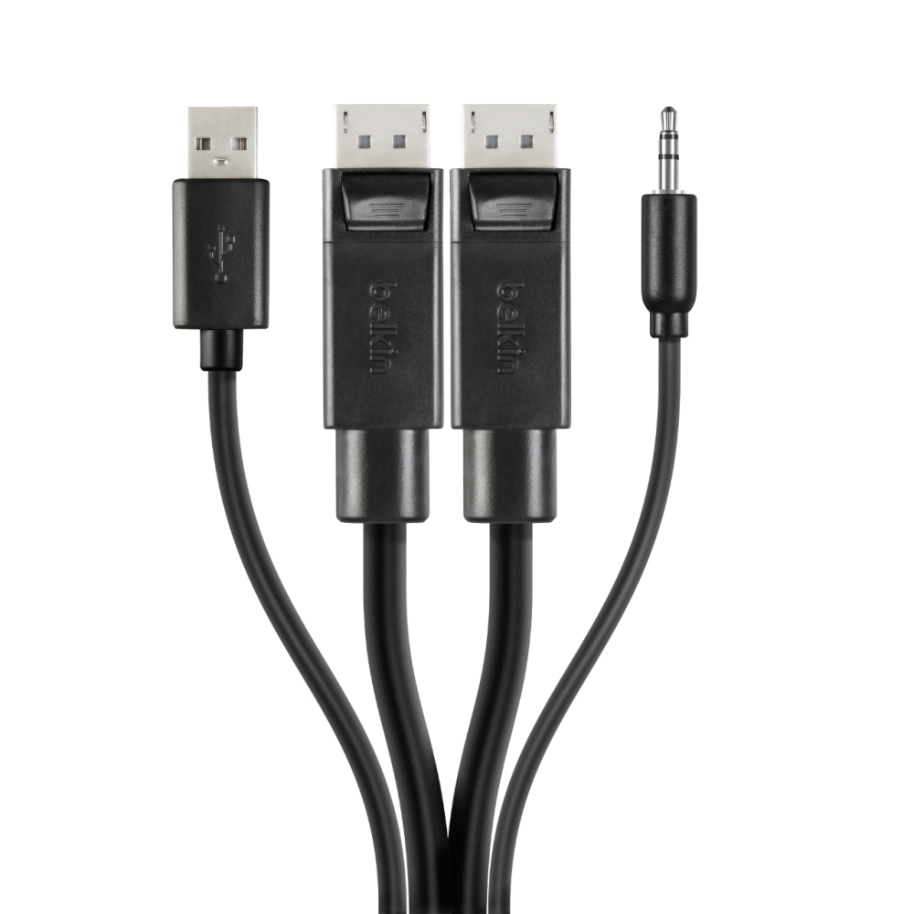 TAA Dual-Head DP to DP KVM Combo Cable  3m thumbnail