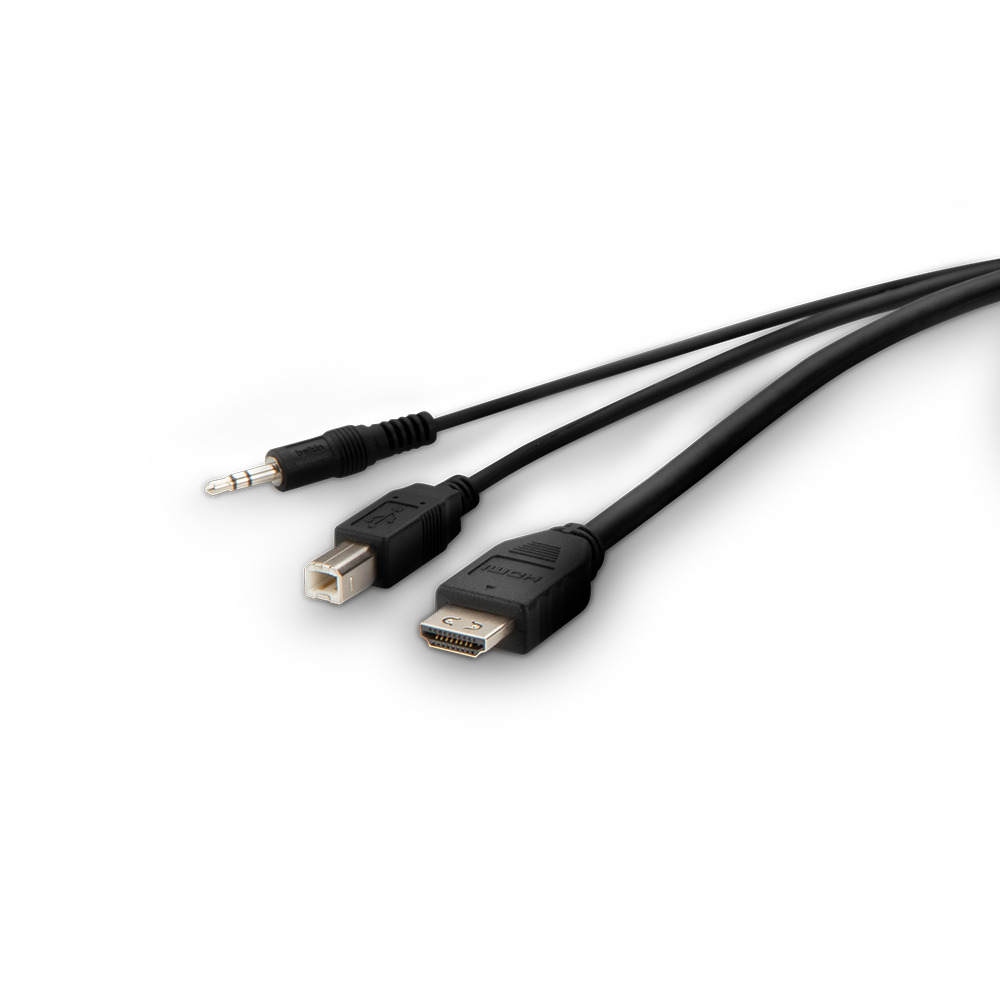 TAA HDMI to HDMI High Retention KVM Combo Cable  1.8m thumbnail