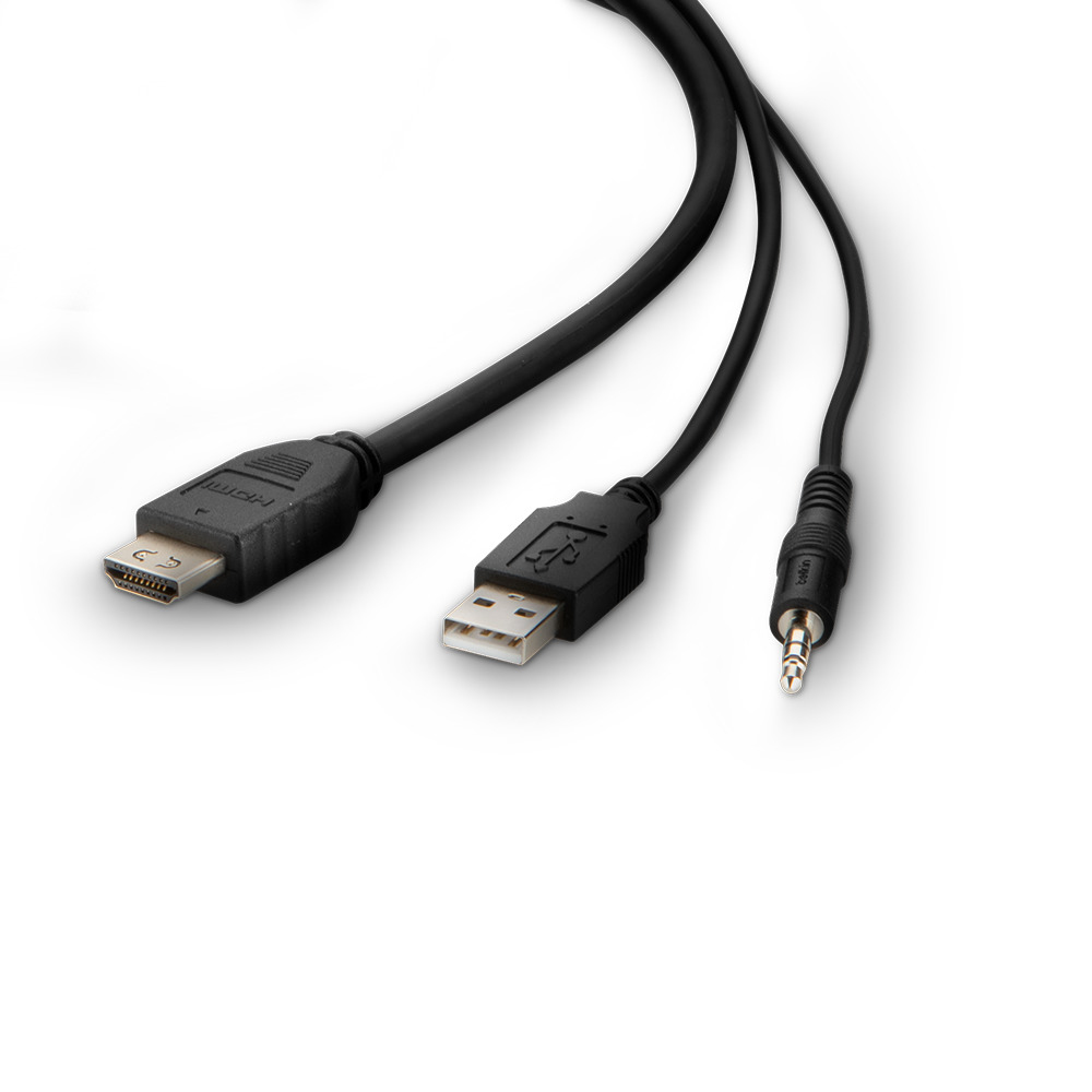TAA HDMI to HDMI High Retention KVM Combo Cable  1.8m thumbnail
