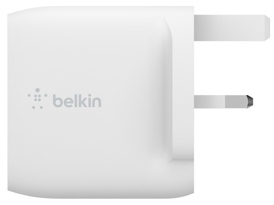 DUAL USB-A WALL CHARGER 12W WHT thumbnail