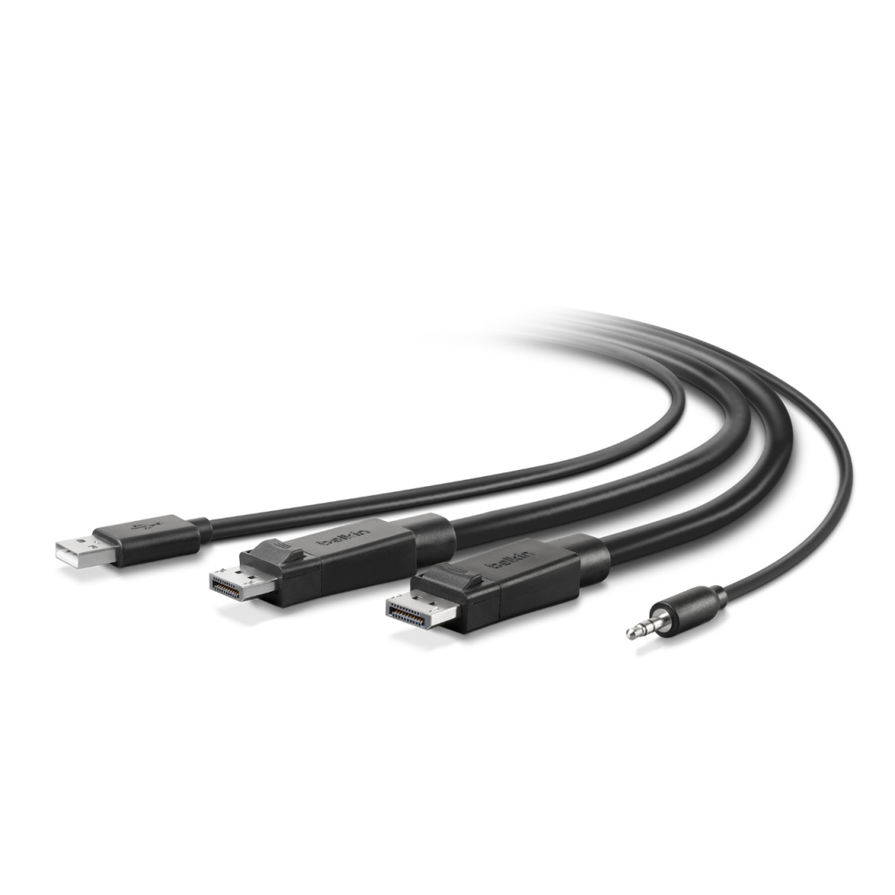 TAA Dual-Head DP to DP KVM Combo Cable  1.8m thumbnail