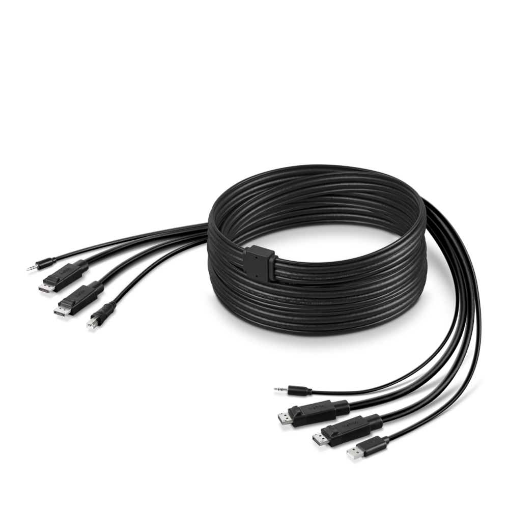 TAA Dual-Head DP to DP KVM Combo Cable  1.8m thumbnail