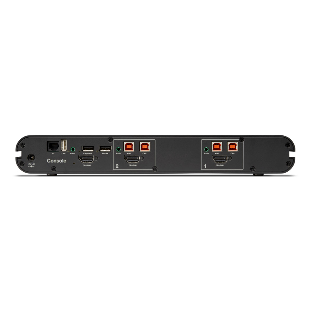 2-Port Single Head DP/HDMI to DP/HDMI Video Secure Desktop KVM Switch PP4.0 thumbnail