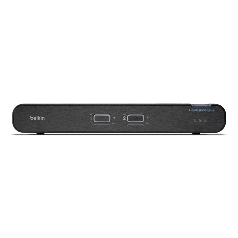 2-Port Single Head DP/HDMI to DP/HDMI Video Secure Desktop KVM Switch PP4.0 thumbnail