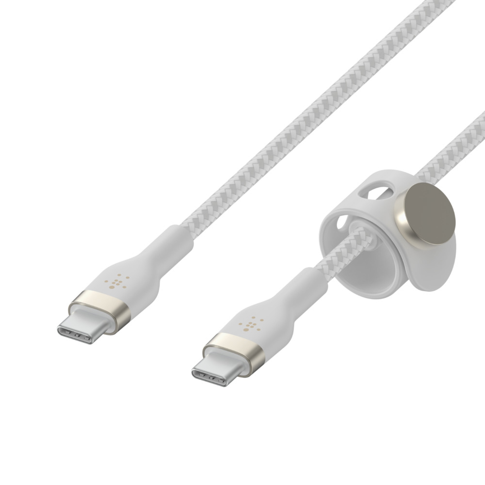 USB-C TO USB-C 2.0 BRAID SIL 2M WHT thumbnail