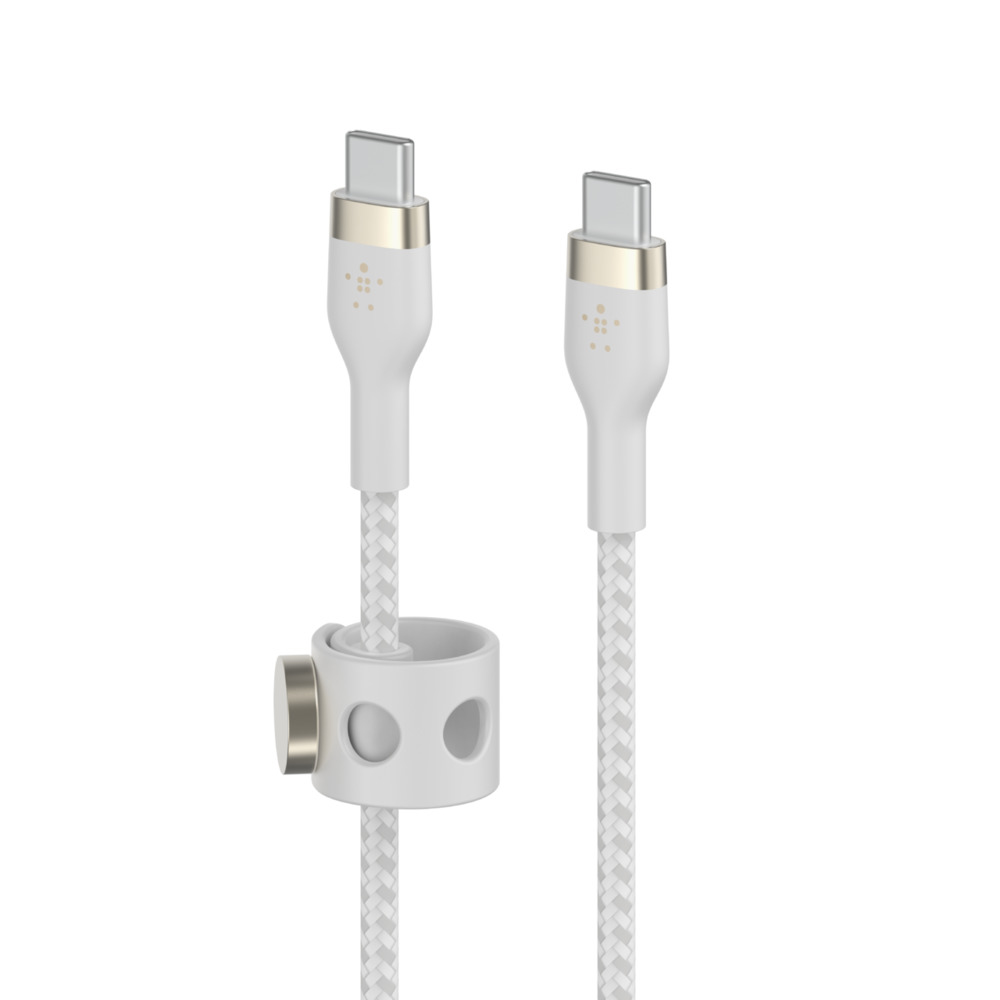 USB-C TO USB-C 2.0 BRAID SIL 2M WHT thumbnail