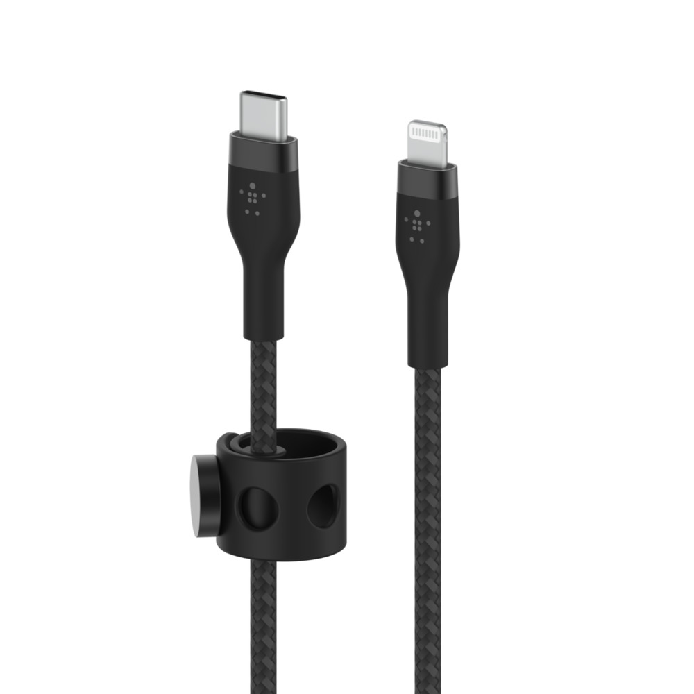 USB-C TO LTGBRAIDED SILICON 1M BLK thumbnail