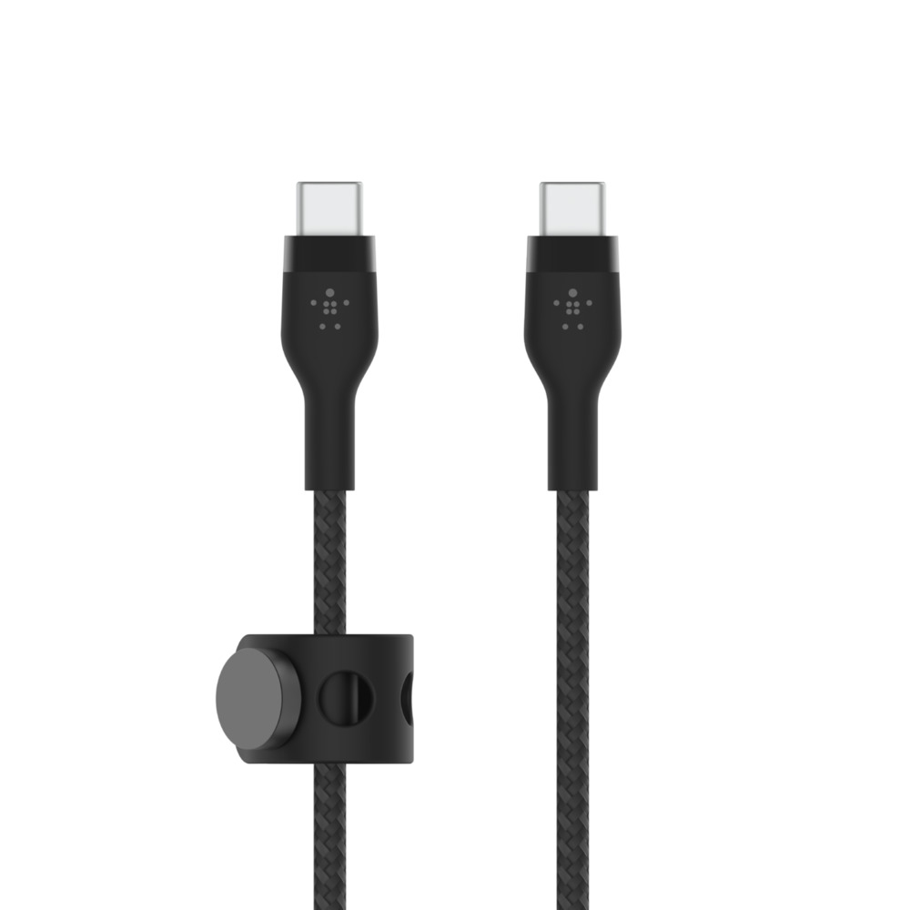 USB-C TO USB-C 2.0 BRAID SIL 2M BLK thumbnail