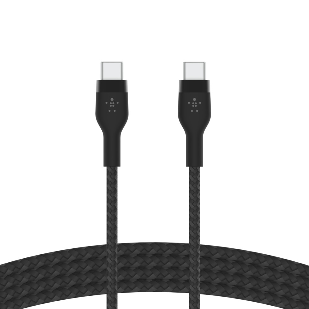 USB-C TO USB-C 2.0 BRAID SIL 2M BLK thumbnail