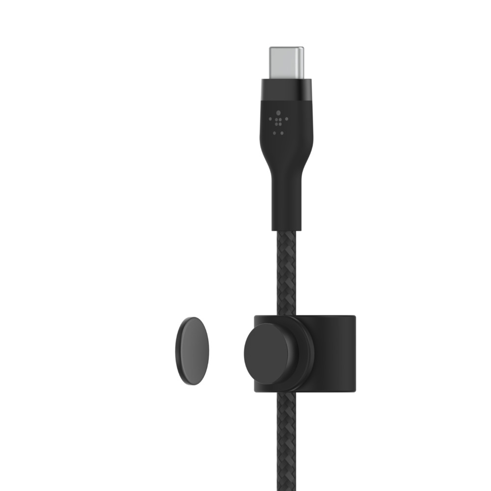 USB-C TO USB-C 2.0 BRAID SIL 2M BLK thumbnail