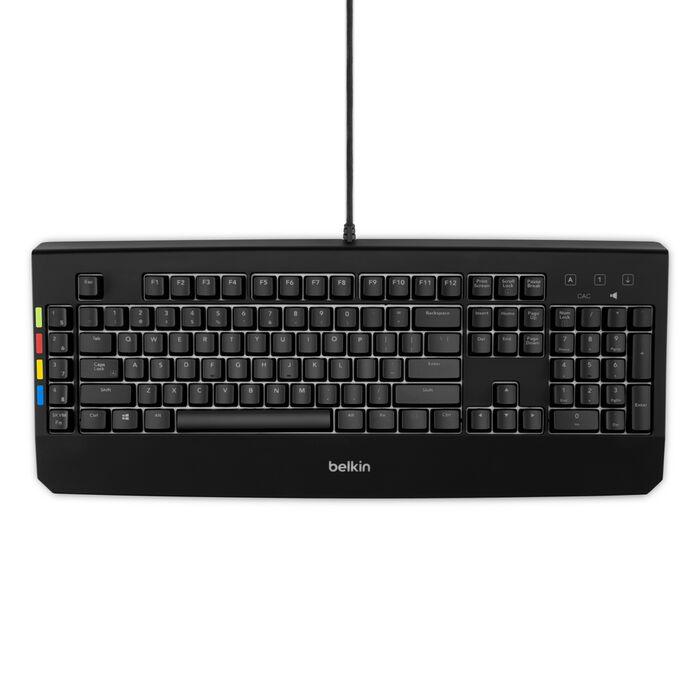2-4-8 Port Secure KVM USB keyboard W/Lighting - UK version thumbnail
