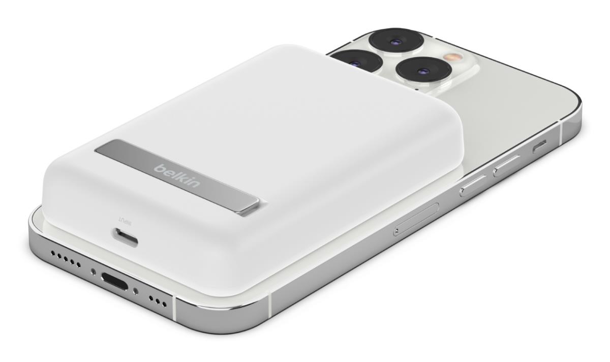 W-LESS POWERBANK WSTAND 5000MAH WHT thumbnail