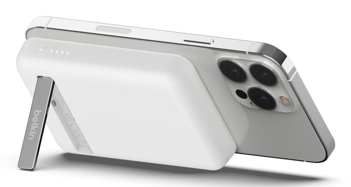W-LESS POWERBANK WSTAND 5000MAH WHT thumbnail