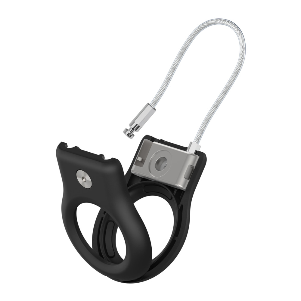 SECURE HOLDER W CABLE AIRTAG BLK thumbnail