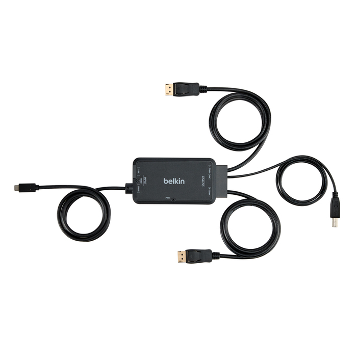 TAA USB-C to DUAL DP/USB/DEVICE PWR-NET CBL VID M; USB B  6 FEET thumbnail