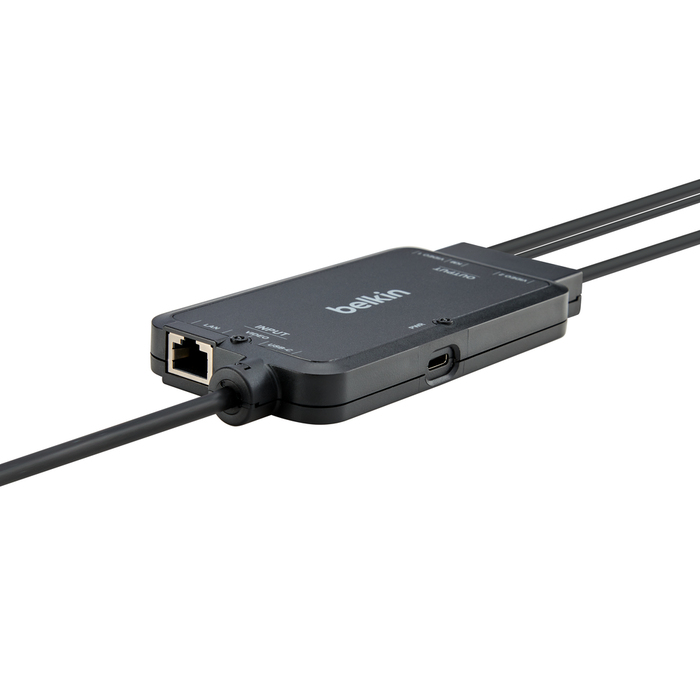 TAA USB-C to DUAL DP/USB/DEVICE PWR-NET CBL VID M; USB B  6 FEET thumbnail