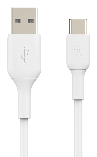 USB-A TO USB-C PVC WHITE 1M X2 thumbnail