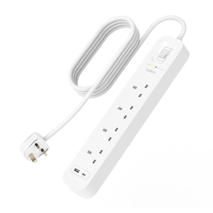 SURGE PROTECTION WITH USB C 4 OUTLET thumbnail
