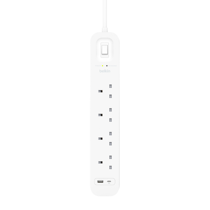 SURGE PROTECTION WITH USB C 4 OUTLET thumbnail