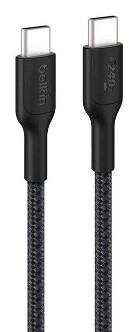 USB-C TO USB-C 240W 2.0 BRAID 1M BLK thumbnail