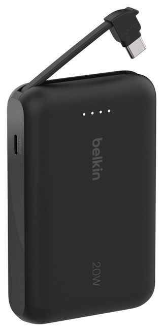 10K INTEGRATED USB-C CBLE POWBNK BLK thumbnail