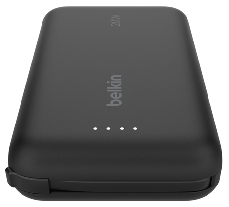 10K INTEGRATED USB-C CBLE POWBNK BLK thumbnail