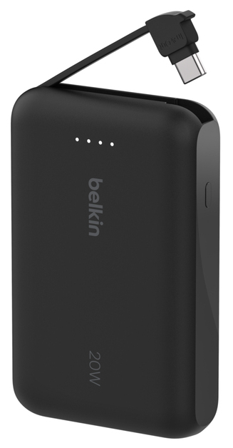 10K INTEGRATED USB-C CBLE POWBNK BLK thumbnail
