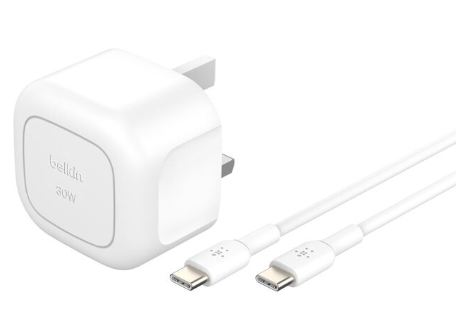 30W USB WCHARGER WHT 1M C-C thumbnail