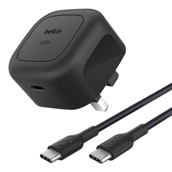 45W USB WCHARGE WPPSBLK W C-C CABLE thumbnail