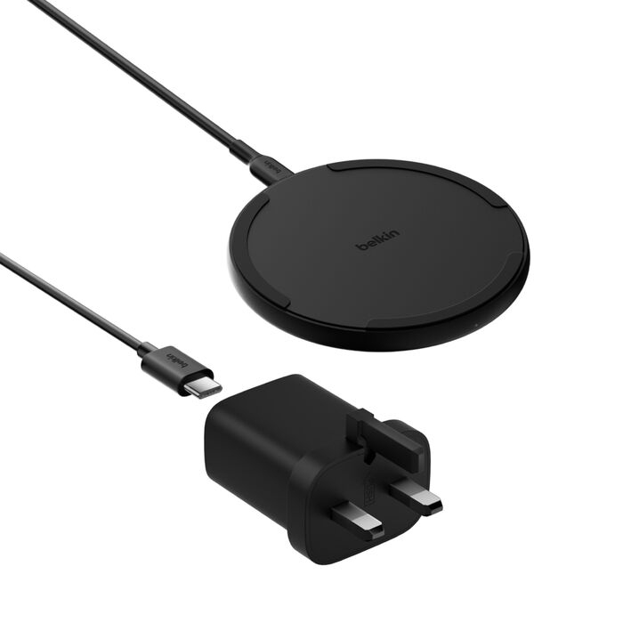 BOOSTCHARGE 15W PAD BLACK W PSU thumbnail