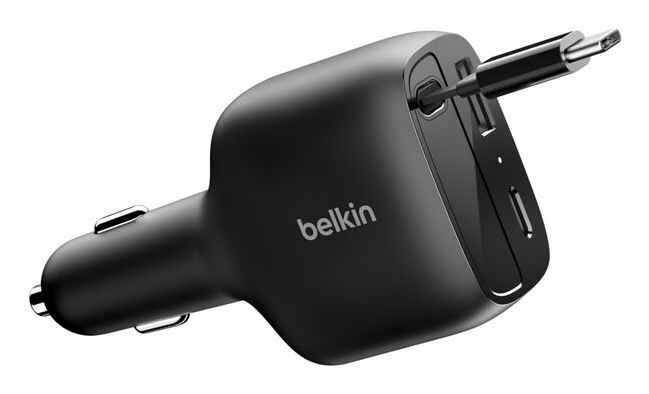 75W 2-PORT W RETRACT USB-C CARCHARGE thumbnail