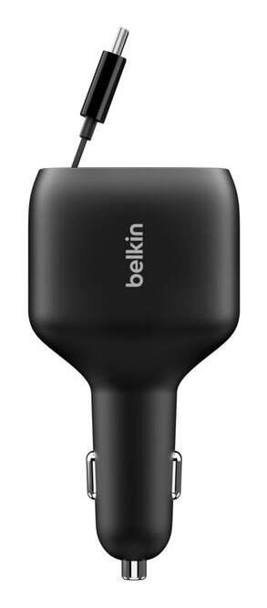 75W 2-PORT W RETRACT USB-C CARCHARGE thumbnail