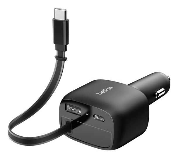75W 2-PORT W RETRACT USB-C CARCHARGE thumbnail