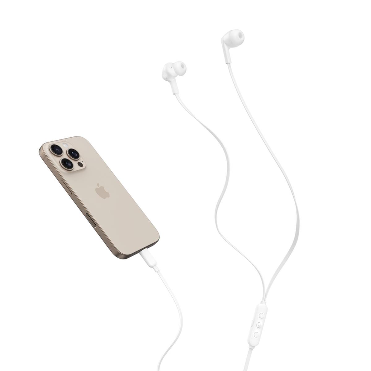 ANC HEADPHONES USB-C CONNECTOR WHT thumbnail