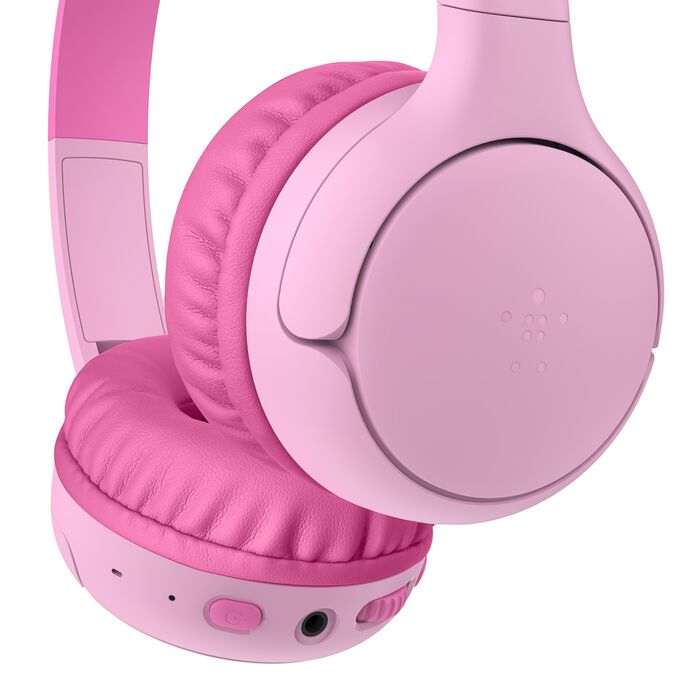 KIDS WIRELESS ON-EAR HEADPHONES PINK thumbnail