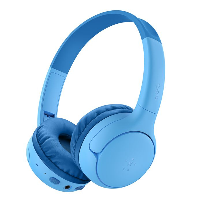 KIDS WIRELESS ON-EAR HEADPHONES BLUE thumbnail