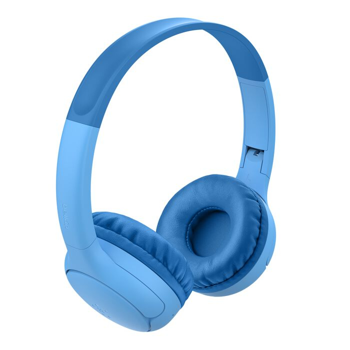 KIDS WIRELESS ON-EAR HEADPHONES BLUE thumbnail