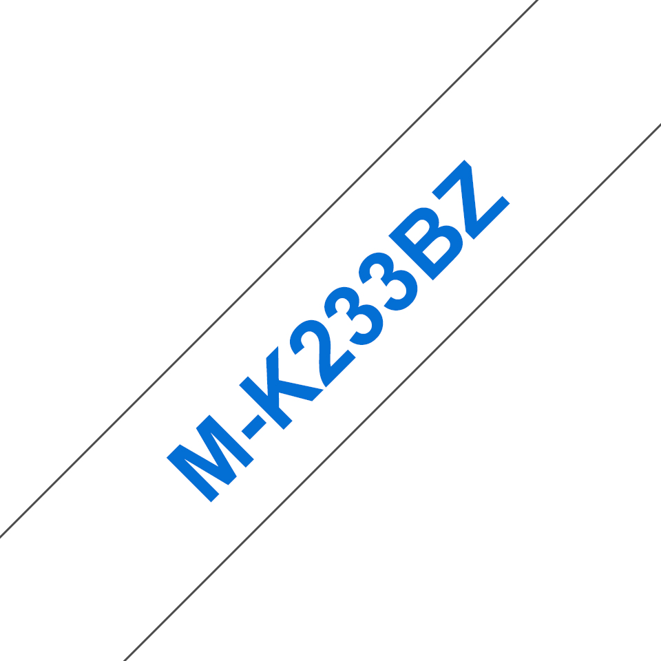 BLUE ON WHITE 12MM TAPE thumbnail