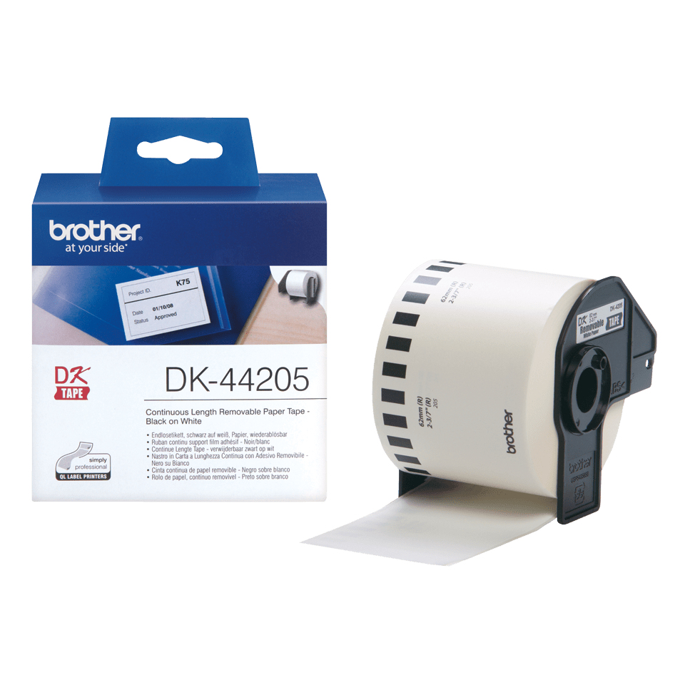 P-TOUCH TAPE REMOVABLE WHITE PAPER thumbnail