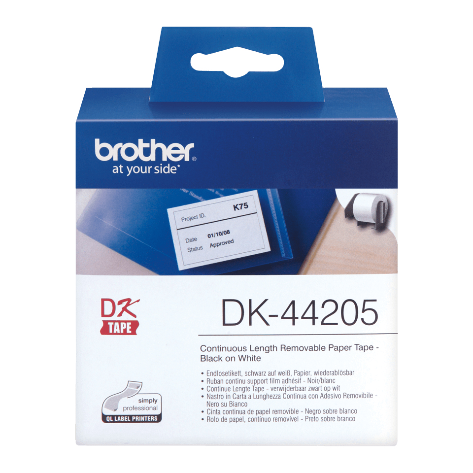 P-TOUCH TAPE REMOVABLE WHITE PAPER thumbnail