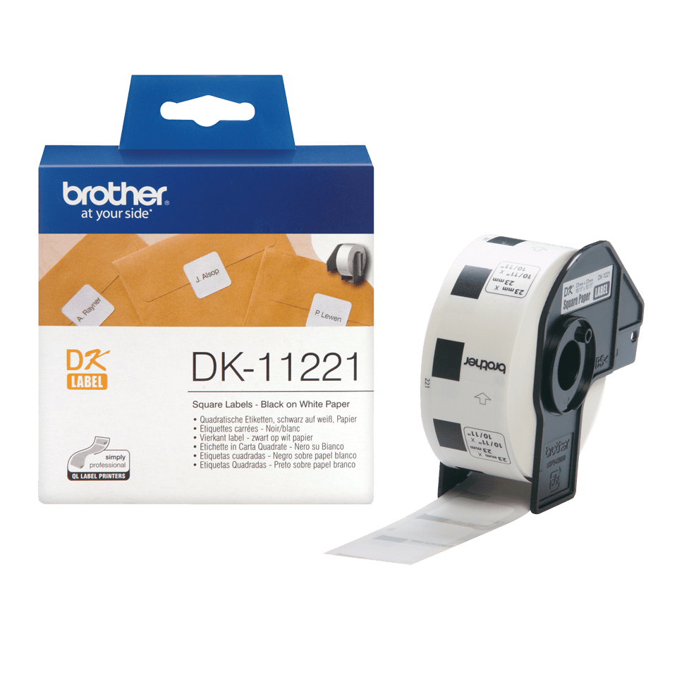 PERMANENT ADHESIVE SQUARE LABEL : (2 thumbnail