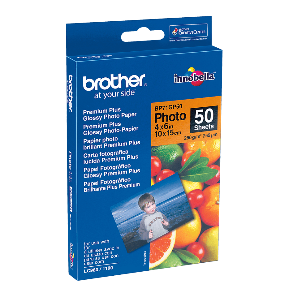 BP71GP50 6 X 4 GLOSSY50 SHEETS thumbnail