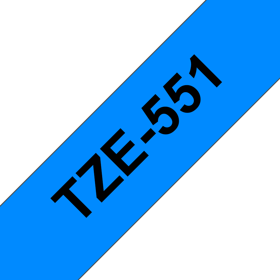 BRO 24MM GLOSS BLACK ON BLUE TAPE thumbnail