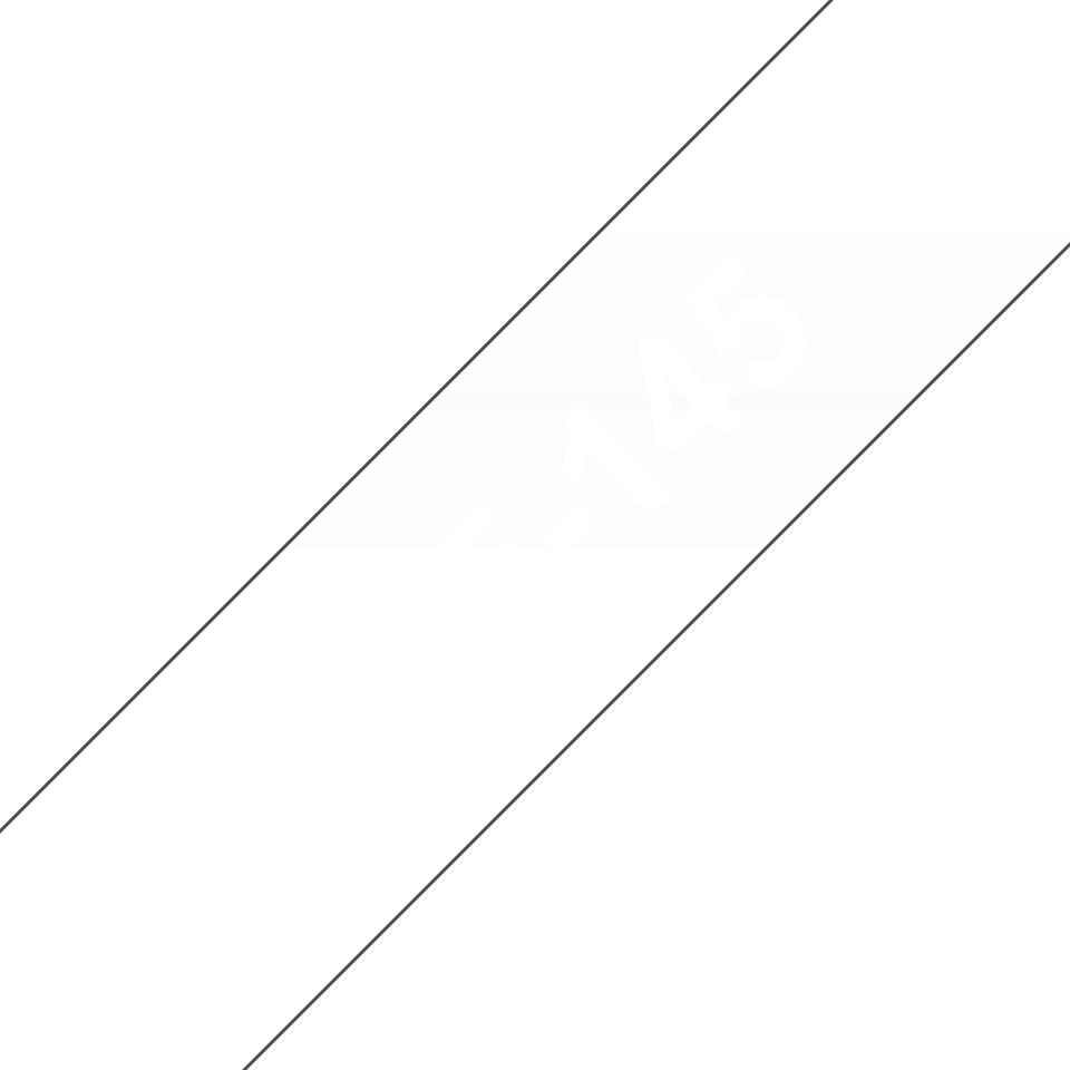18MM GLOSS TZ WHITE ON CLEAR thumbnail