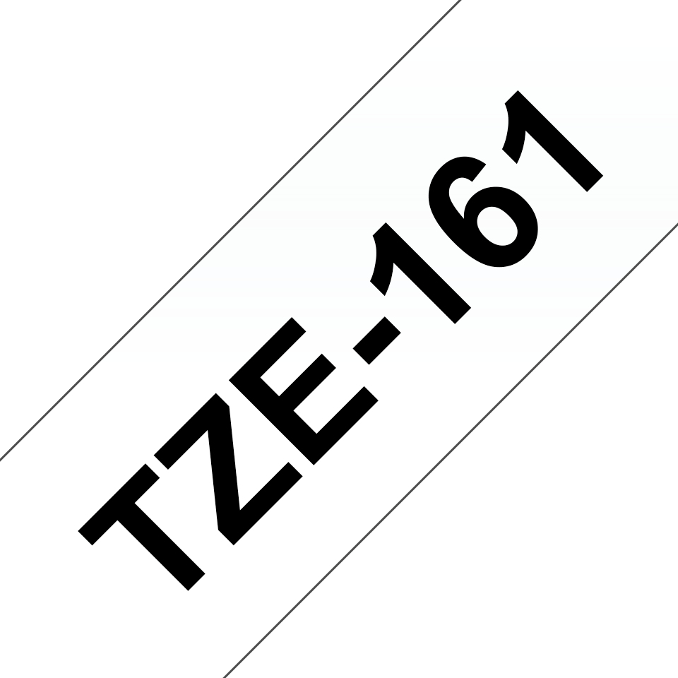 BRO 36MM GLOSS BLACK ON CLEAR TAPE thumbnail